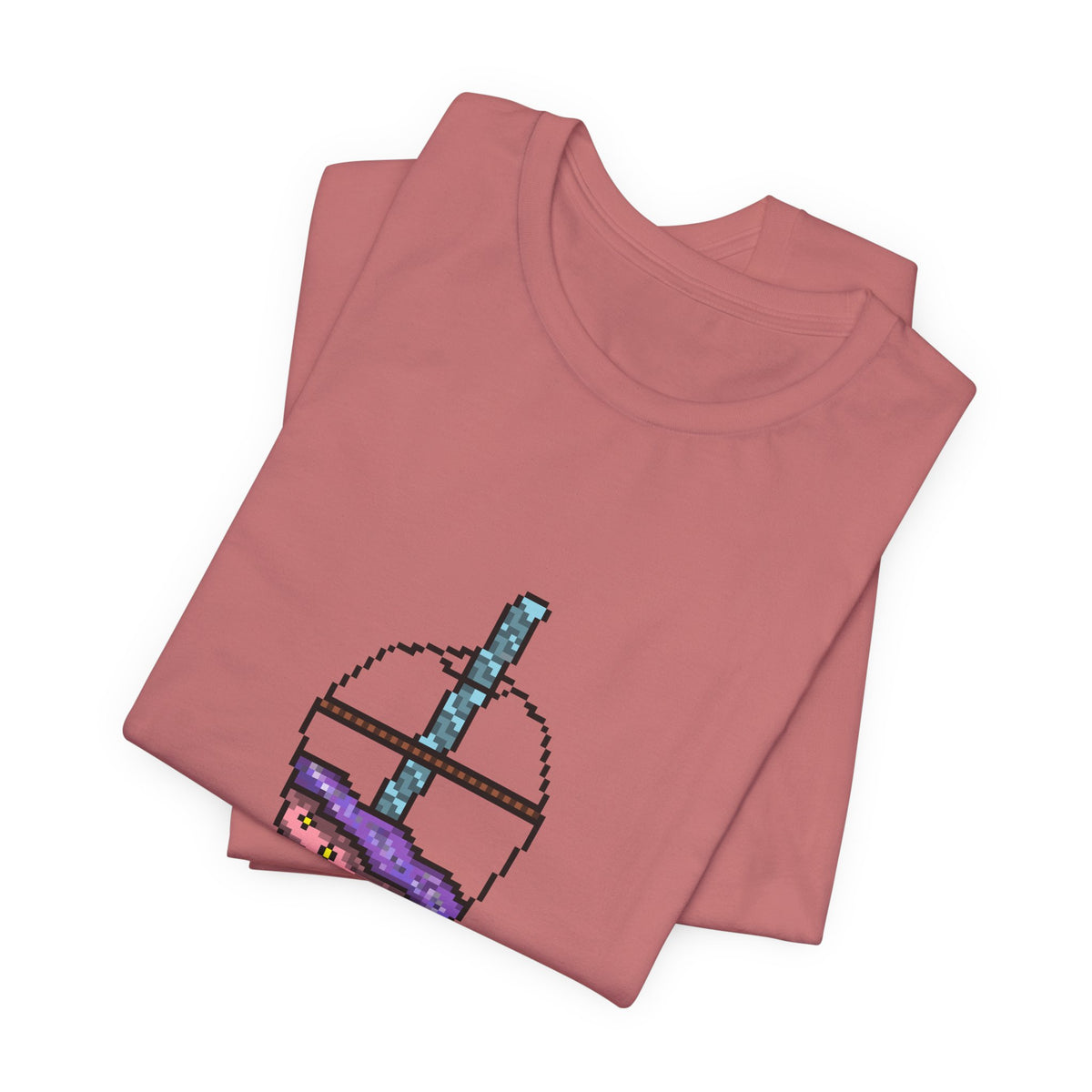 Galaxy Boba Tea Pixel Art Short Sleeve Tee