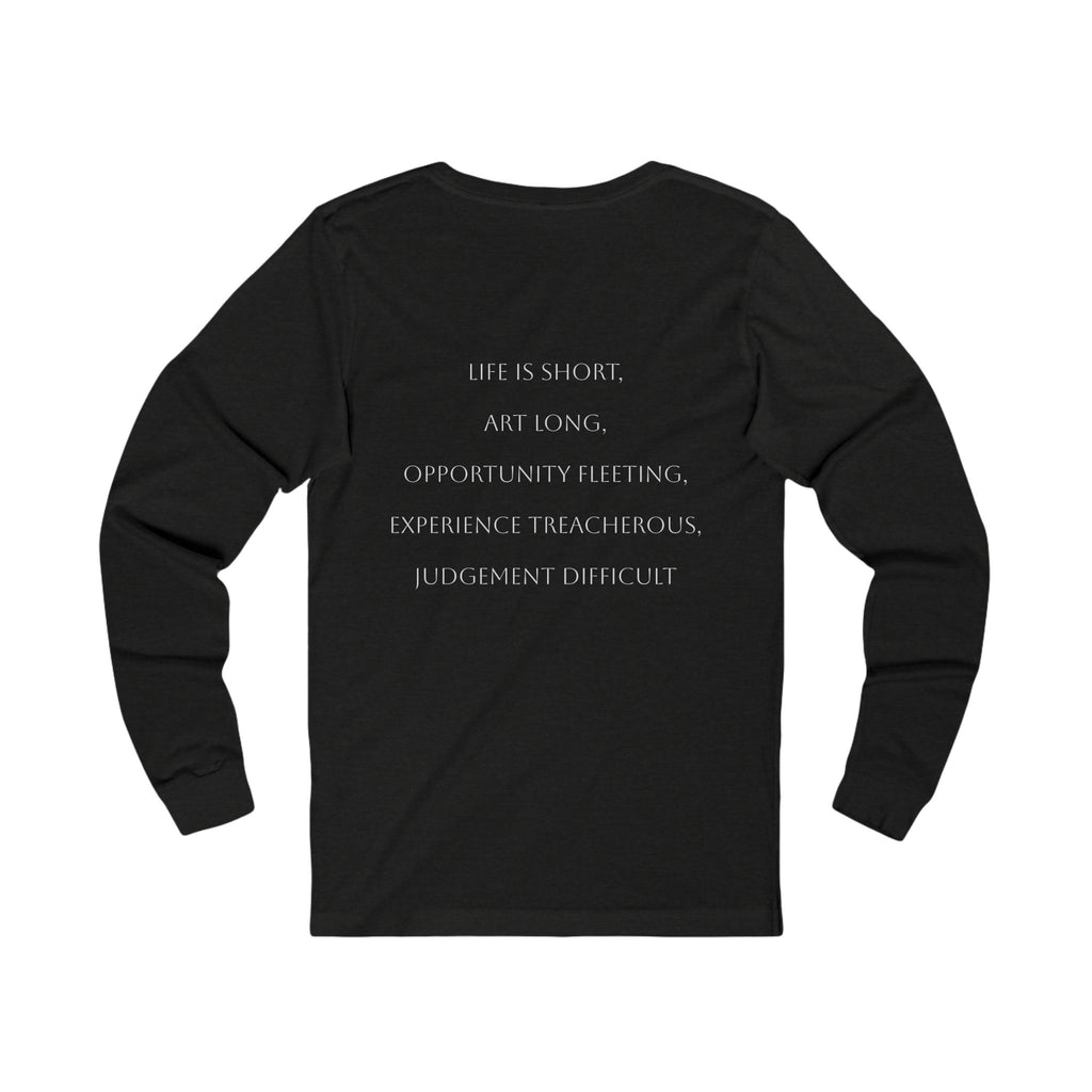Garden Bust Long Sleeve Shirt — Hippocrates Quote