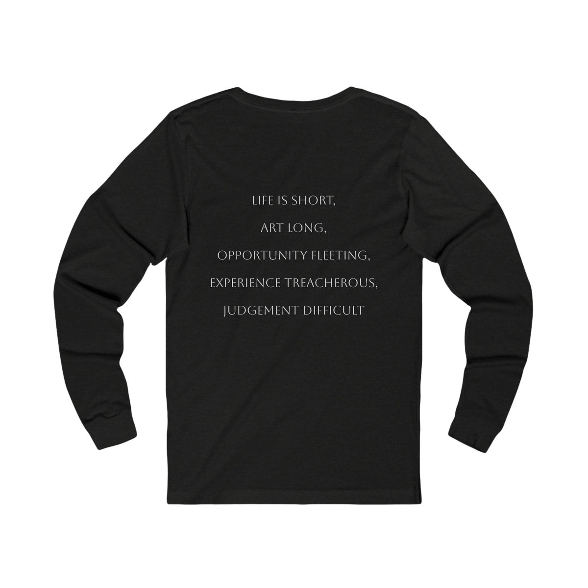 Garden Bust Long Sleeve Shirt — Hippocrates Quote