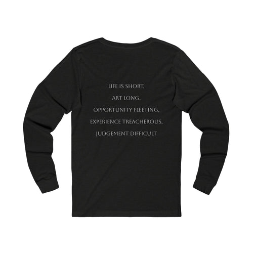 Garden Bust Long Sleeve Shirt — Hippocrates Quote