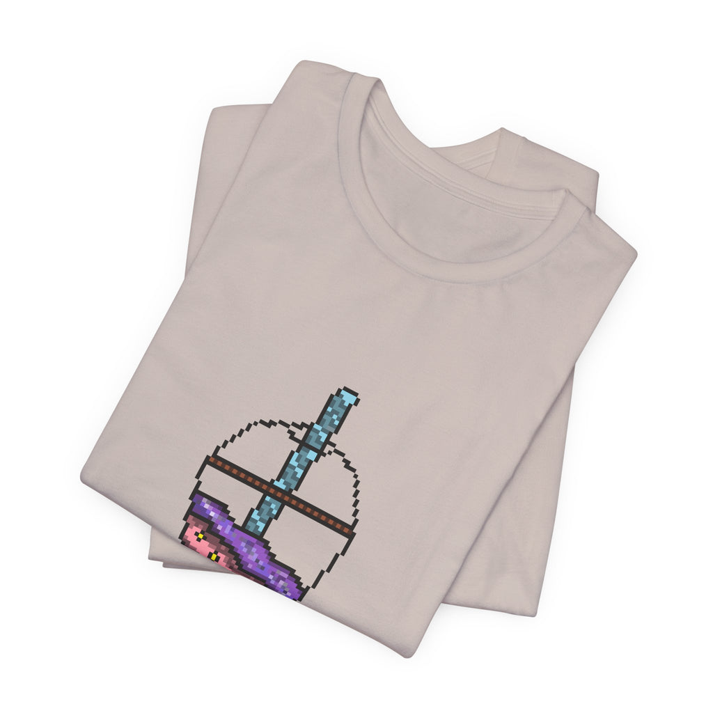 Galaxy Boba Tea Pixel Art Short Sleeve Tee