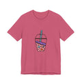 Galaxy Boba Tea Pixel Art Short Sleeve Tee