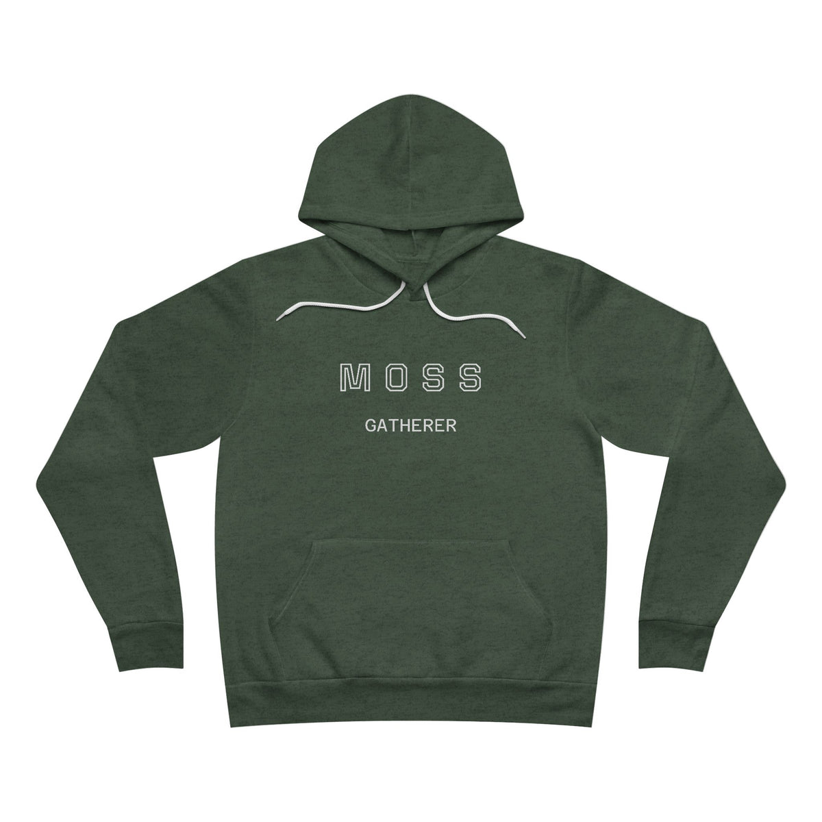 Moss Gatherer Hoodie — Forest Green Pullover