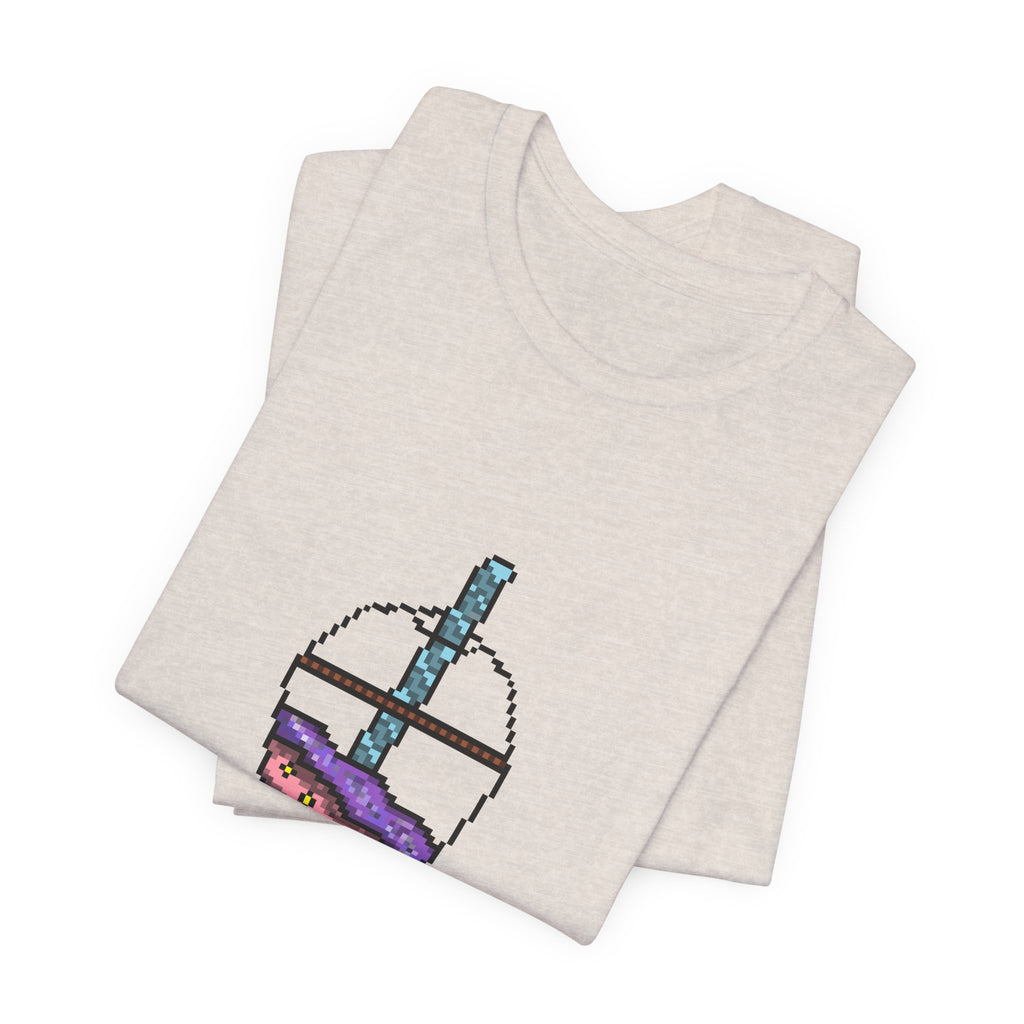 Galaxy Boba Tea Pixel Art Short Sleeve Tee