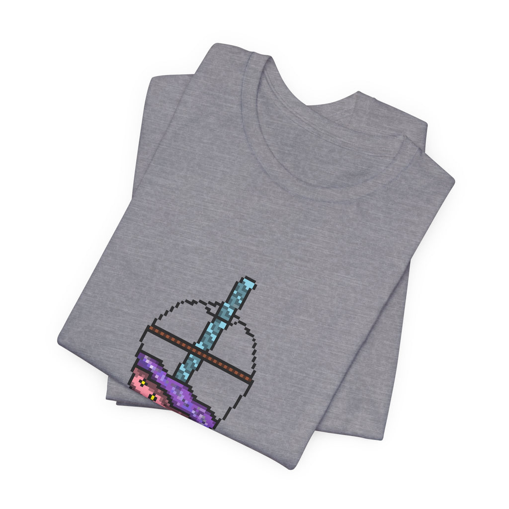 Galaxy Boba Tea Pixel Art Short Sleeve Tee