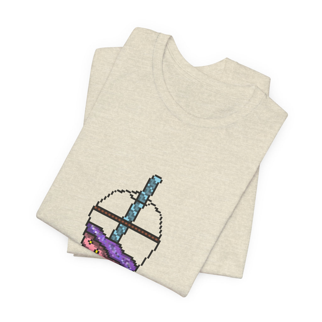 Galaxy Boba Tea Pixel Art Short Sleeve Tee