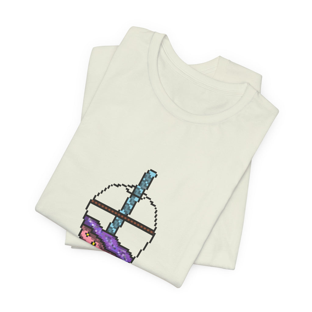 Galaxy Boba Tea Pixel Art Short Sleeve Tee